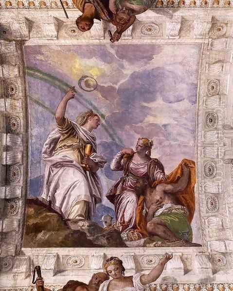 Mortal Man Guided to Divine Eternity Oil Painting by Paolo Veronese (Caliari)