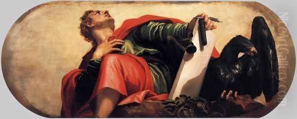 St John the Evangelist Oil Painting by Paolo Veronese (Caliari)