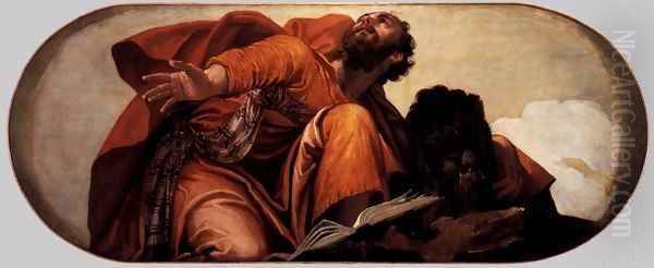 St Mark Oil Painting by Paolo Veronese (Caliari)