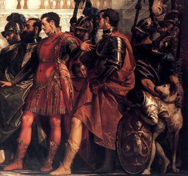 The Family of Darius before Alexander (detail) 2 Oil Painting by Paolo Veronese (Caliari)