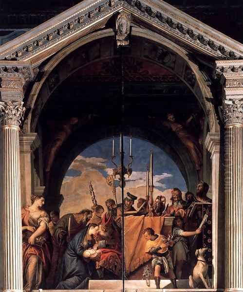 Presentation in the Temple Oil Painting by Paolo Veronese (Caliari)