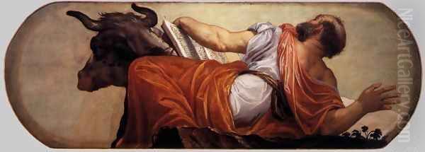 St Luke Oil Painting by Paolo Veronese (Caliari)