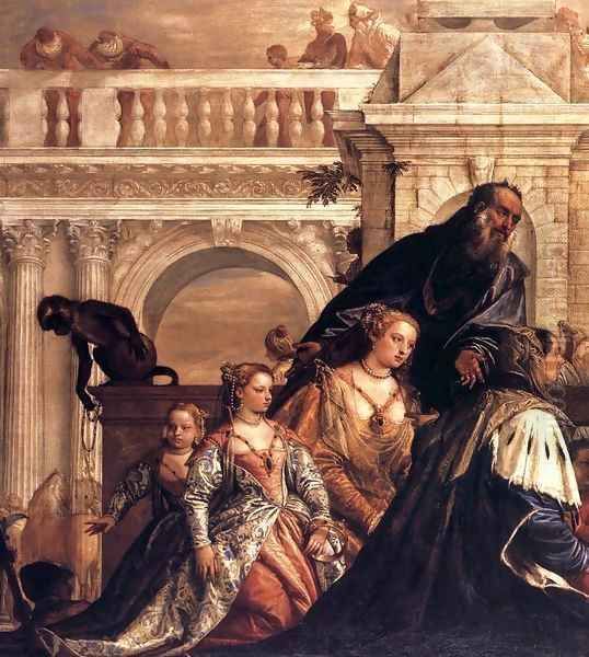 The Family of Darius before Alexander (detail) Oil Painting by Paolo Veronese (Caliari)