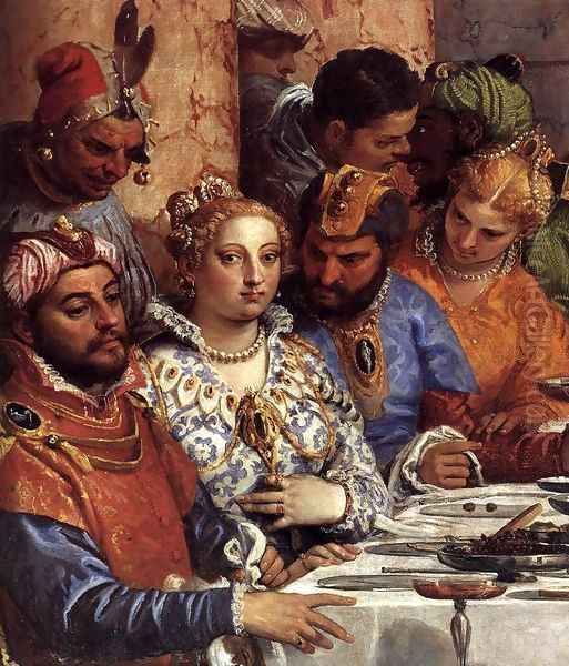 The Marriage at Cana (detail) Oil Painting by Paolo Veronese (Caliari)