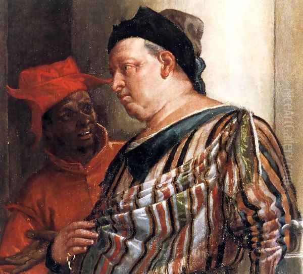 Feast in the House of Levi (detail) 8 Oil Painting by Paolo Veronese (Caliari)