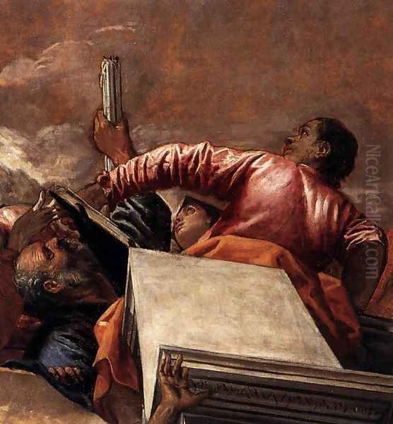 Assumption (detail) Oil Painting by Paolo Veronese (Caliari)