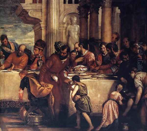 Feast at the House of Simon (detail) 3 Oil Painting by Paolo Veronese (Caliari)