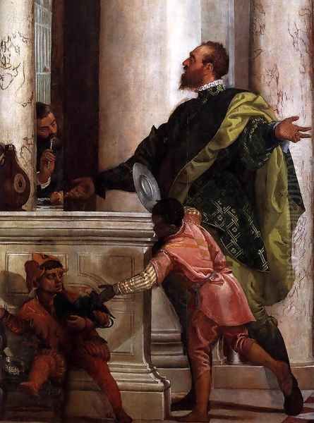 Feast in the House of Levi (detail) 2 Oil Painting by Paolo Veronese (Caliari)