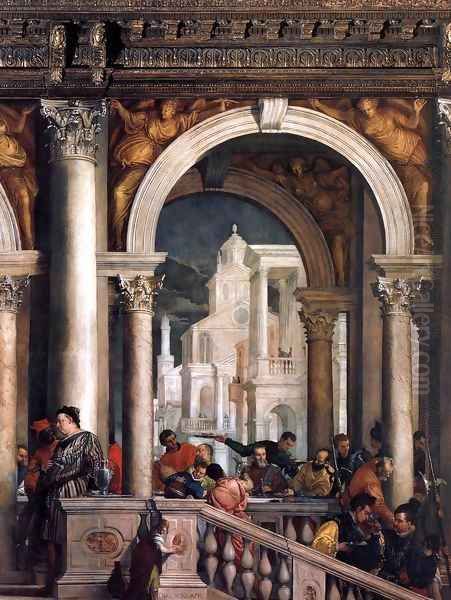 Feast in the House of Levi (detail) 5 Oil Painting by Paolo Veronese (Caliari)