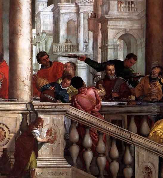 Feast in the House of Levi (detail) 7 Oil Painting by Paolo Veronese (Caliari)