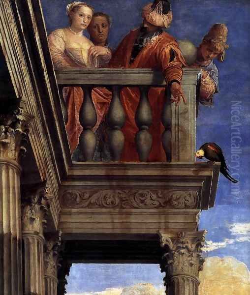 Feast in the House of Simon (detail) 3 Oil Painting by Paolo Veronese (Caliari)