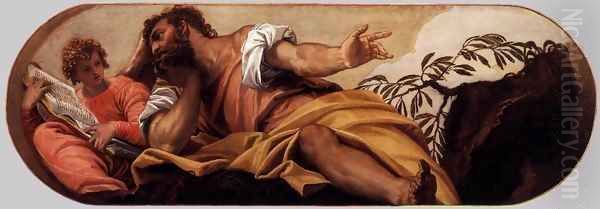 St Matthew Oil Painting by Paolo Veronese (Caliari)