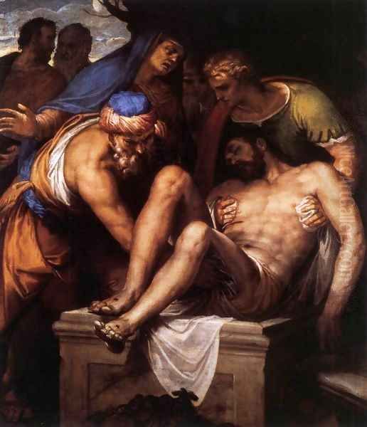 Deposition of Christ Oil Painting by Paolo Veronese (Caliari)