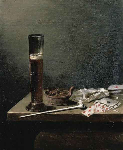 Still-Life c. 1653 Oil Painting by Jan Jansz. Van De Velde