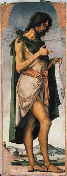 St. John the Baptist Oil Painting by Alvise Vivarini