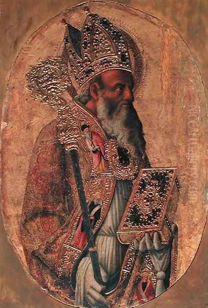 St. Ambrose Oil Painting by Antonio Vivarini