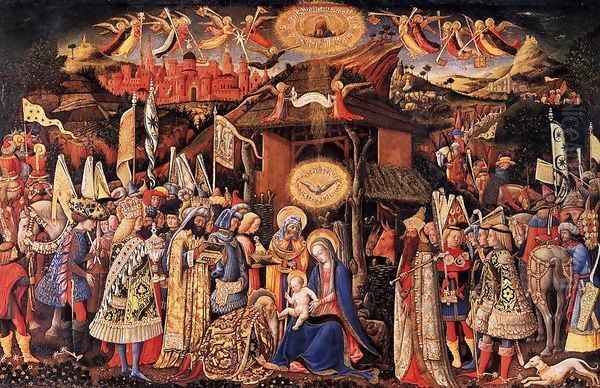 Adoration of the Magi Oil Painting by Antonio Vivarini