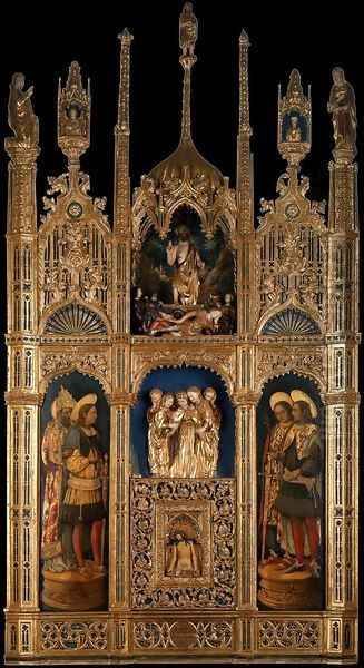 Polyptych of the Body of Christ Oil Painting by Antonio Vivarini