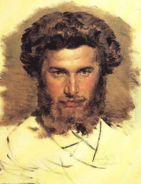 Arkhip Kuindzhi. 1869 Oil Painting by Viktor Vasnetsov