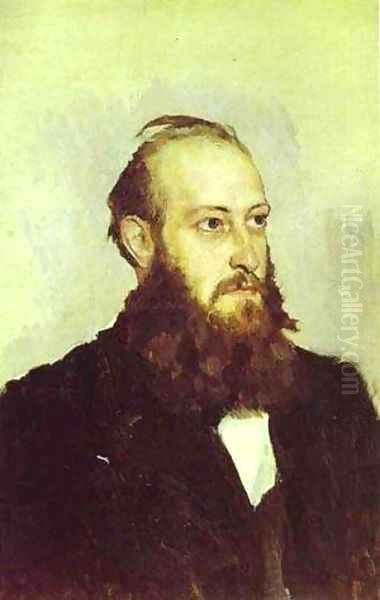 Portrait Of Victor Goshkevich The Founder Of The Historic Aarchaeological Museum In Kherson 1887 Oil Painting by Viktor Vasnetsov