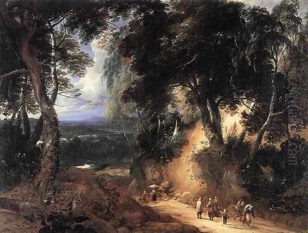 The Soignes Forest Oil Painting by Lodewijk De Vadder