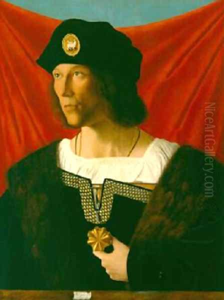 Portrait of a Man 1512 Oil Painting by Bartolomeo Veneto