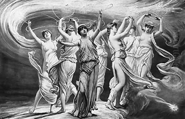 The Pleiades Oil Painting by Elihu Vedder