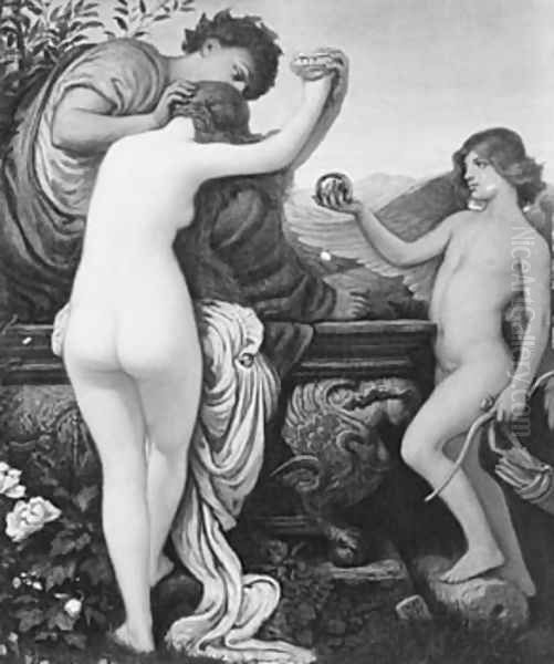 The Cup of Love Oil Painting by Elihu Vedder