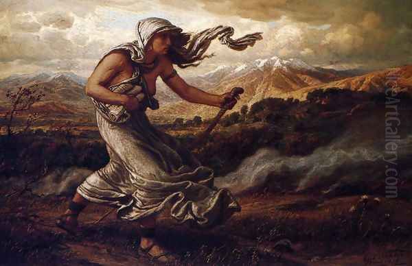 The Cumaean Sibyl, 1876 Oil Painting by Elihu Vedder