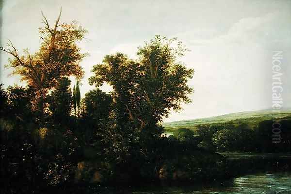 Wooded Landscape 2 Oil Painting by Cornelis Hendricksz. The Younger Vroom