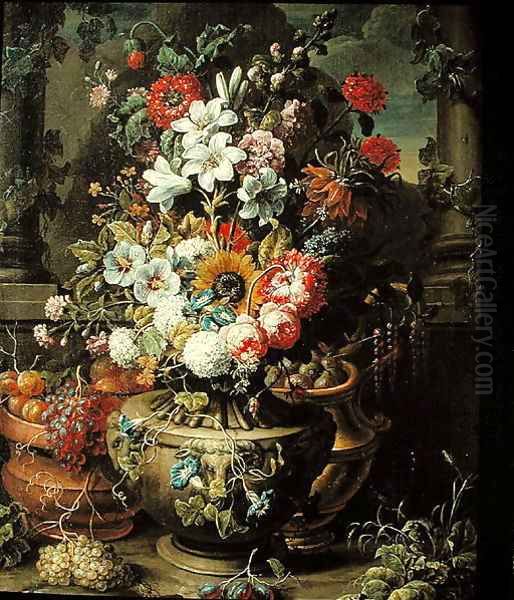 Still Life Oil Painting by Gaspar-pieter The Younger Verbruggen