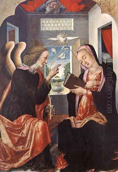 Annunciation Oil Painting by Bartolomeo Vivarini