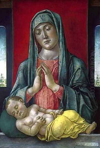 Madonna and Child 1481 Oil Painting by Bartolomeo Vivarini