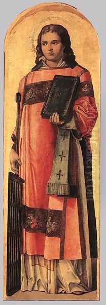 St Lawrence the Martyr by Bartolomeo Vivarini