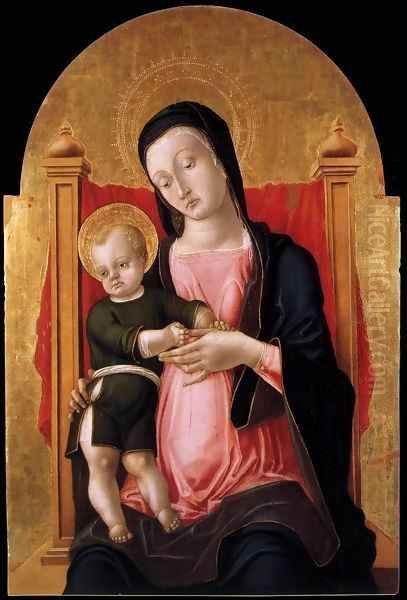 Madonna and Child 2 Oil Painting by Bartolomeo Vivarini