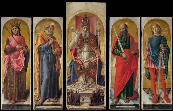 St Ambrose Polyptych by Bartolomeo Vivarini