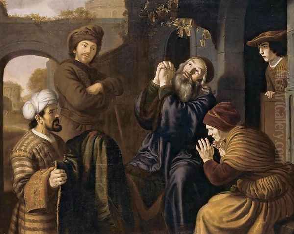 Jacob Being Shown Joseph's Robe 1651-53 Oil Painting by Jan Victors