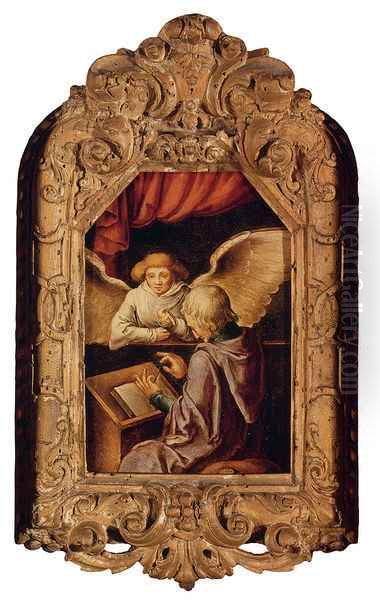 Saint Matthew The Evangelist Oil Painting by Lucas Van Leyden