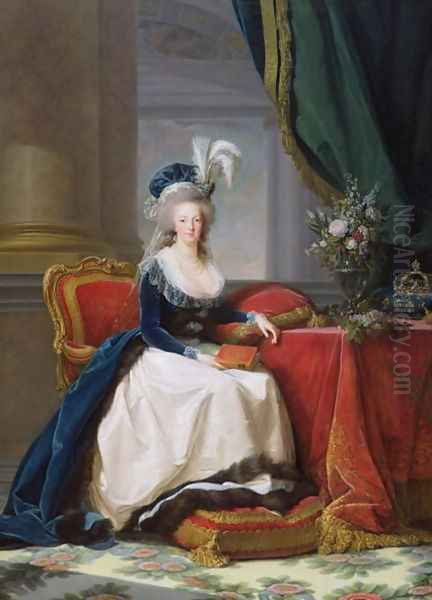 Marie-Antoinette 1755-93 1788 Oil Painting by Elisabeth Vigee-Lebrun