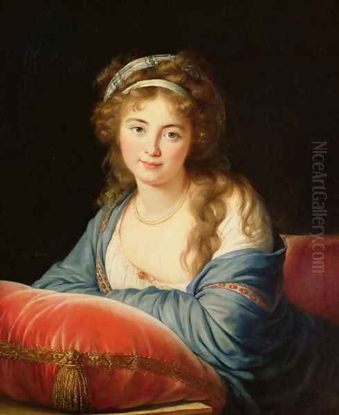 The Countess Catherine Vassilievna Skavronskaia 1761-1869 1796 Oil Painting by Elisabeth Vigee-Lebrun