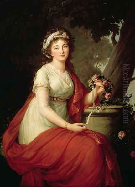 Princess Youssoupoff, 1797 Oil Painting by Elisabeth Vigee-Lebrun