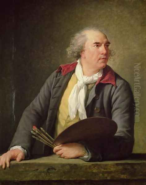 Portrait of Hubert Robert 1733-1808 1788 Oil Painting by Elisabeth Vigee-Lebrun