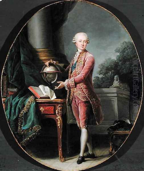 The Prince of Nassau, 1776 Oil Painting by Elisabeth Vigee-Lebrun