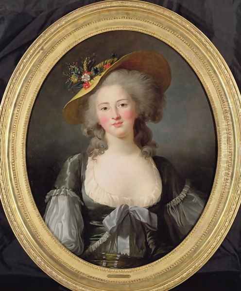 Portrait of Princess Elisabeth of France 1764-94 a sister of Louis XVI, 1782 Oil Painting by Elisabeth Vigee-Lebrun