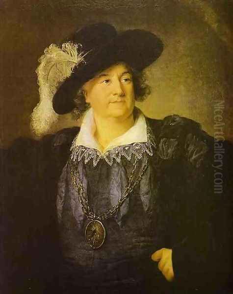 Portrait of Stanislas Augustus Poniatowski Oil Painting by Elisabeth Vigee-Lebrun