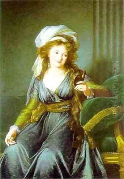 Portrait Of Countess Catherine Skavronskaya Oil Painting by Elisabeth Vigee-Lebrun