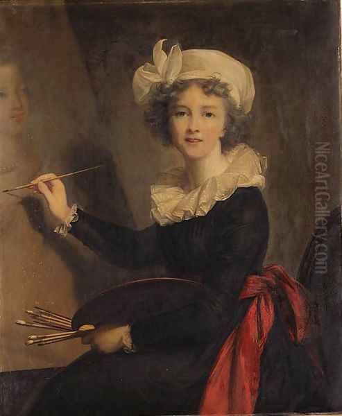 Portrait of the Artist Oil Painting by Elisabeth Vigee-Lebrun