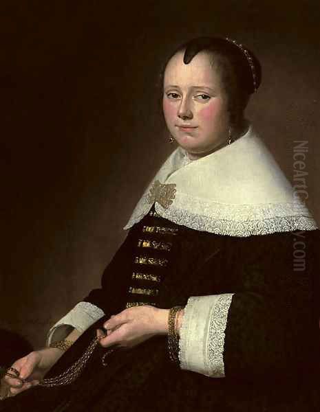 Portrait of a lady Oil Painting by Johannes Cornelisz. Verspronck