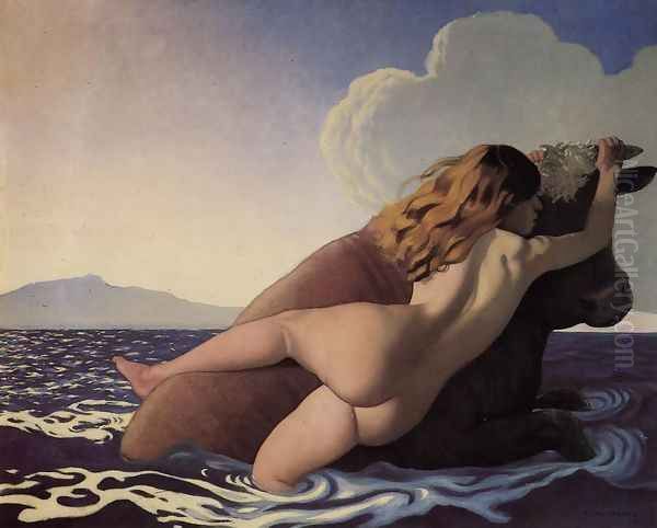 The Rape of Europa Oil Painting by Felix Edouard Vallotton