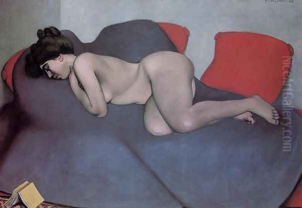 Sleep Oil Painting by Felix Edouard Vallotton